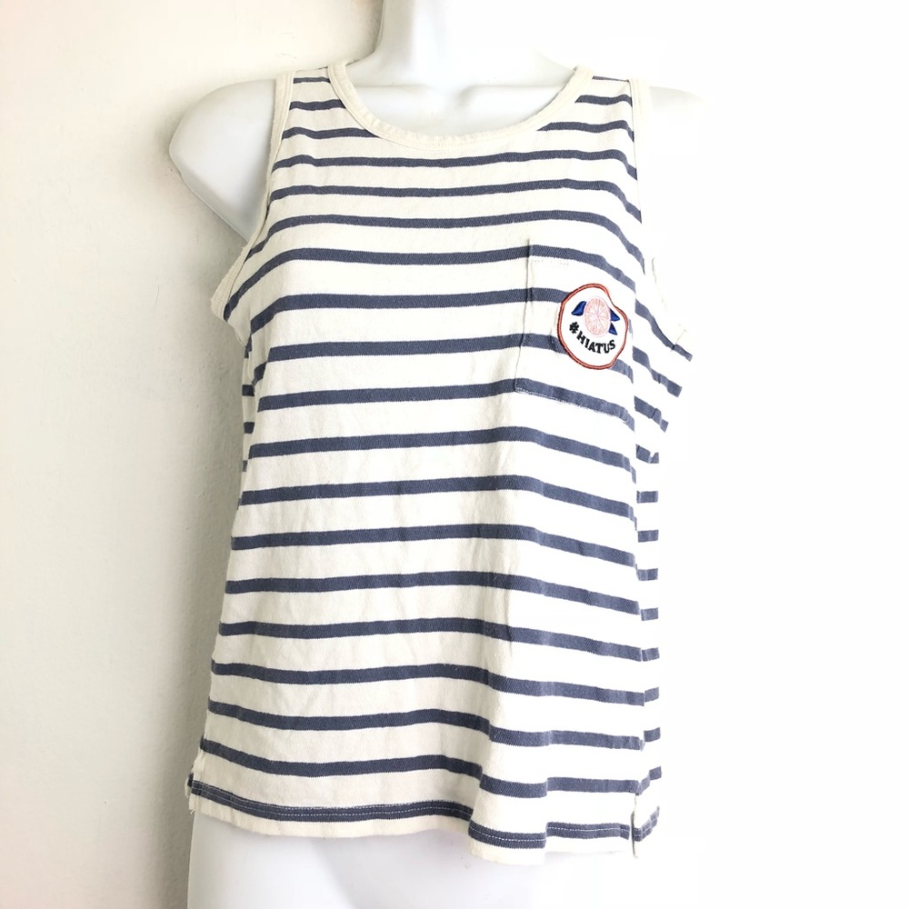 🌵Madewell Tank Top Striped Hiatus Size XS